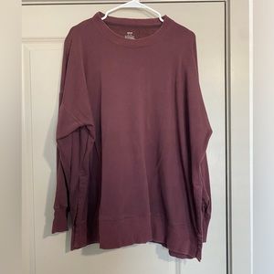 AERIE women’s maroon sweatshirt